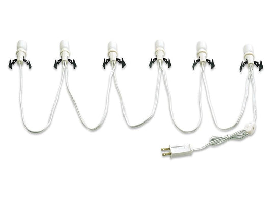 Light Cords w/ 6 Lights & Clips