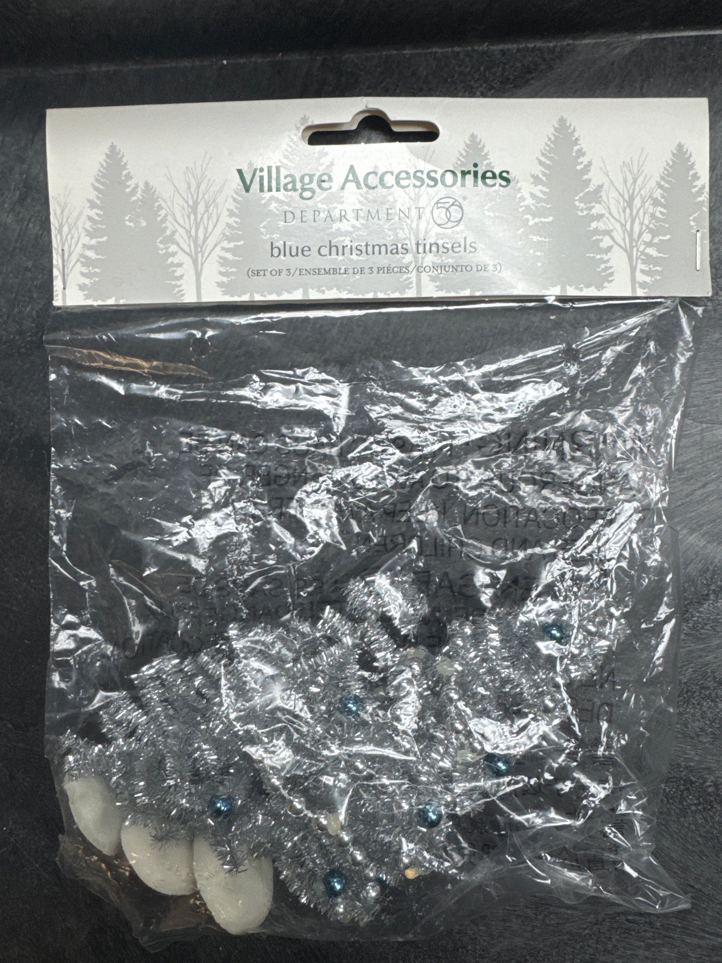 Blue Christmas Tinsels