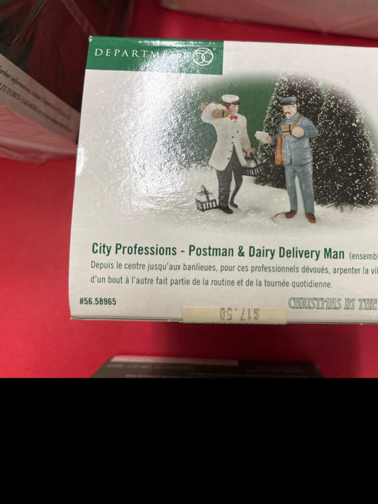 City Professions - Postman & Dairy Delivery Man