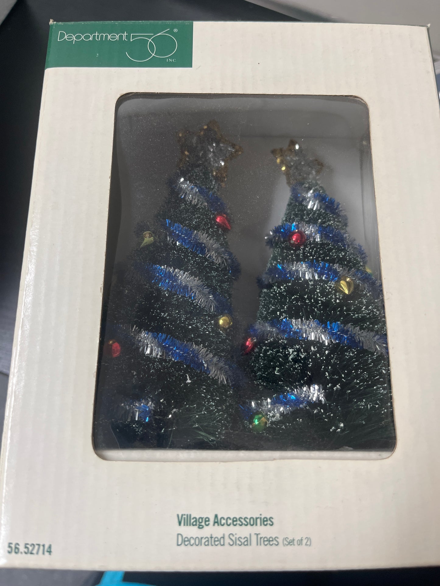 Decorated Sisal Trees - Blue