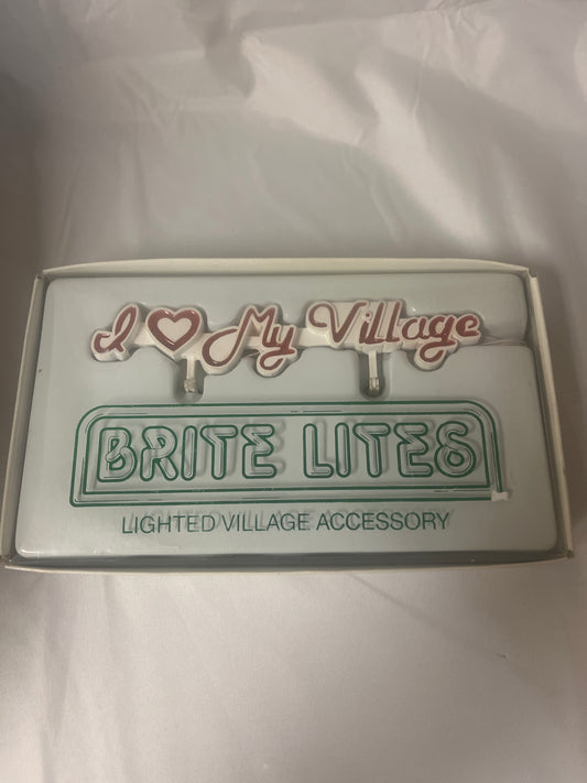 Brite Lites - I Love My Village