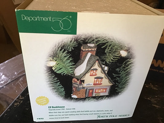 Elf Bunkhouse- Ornament