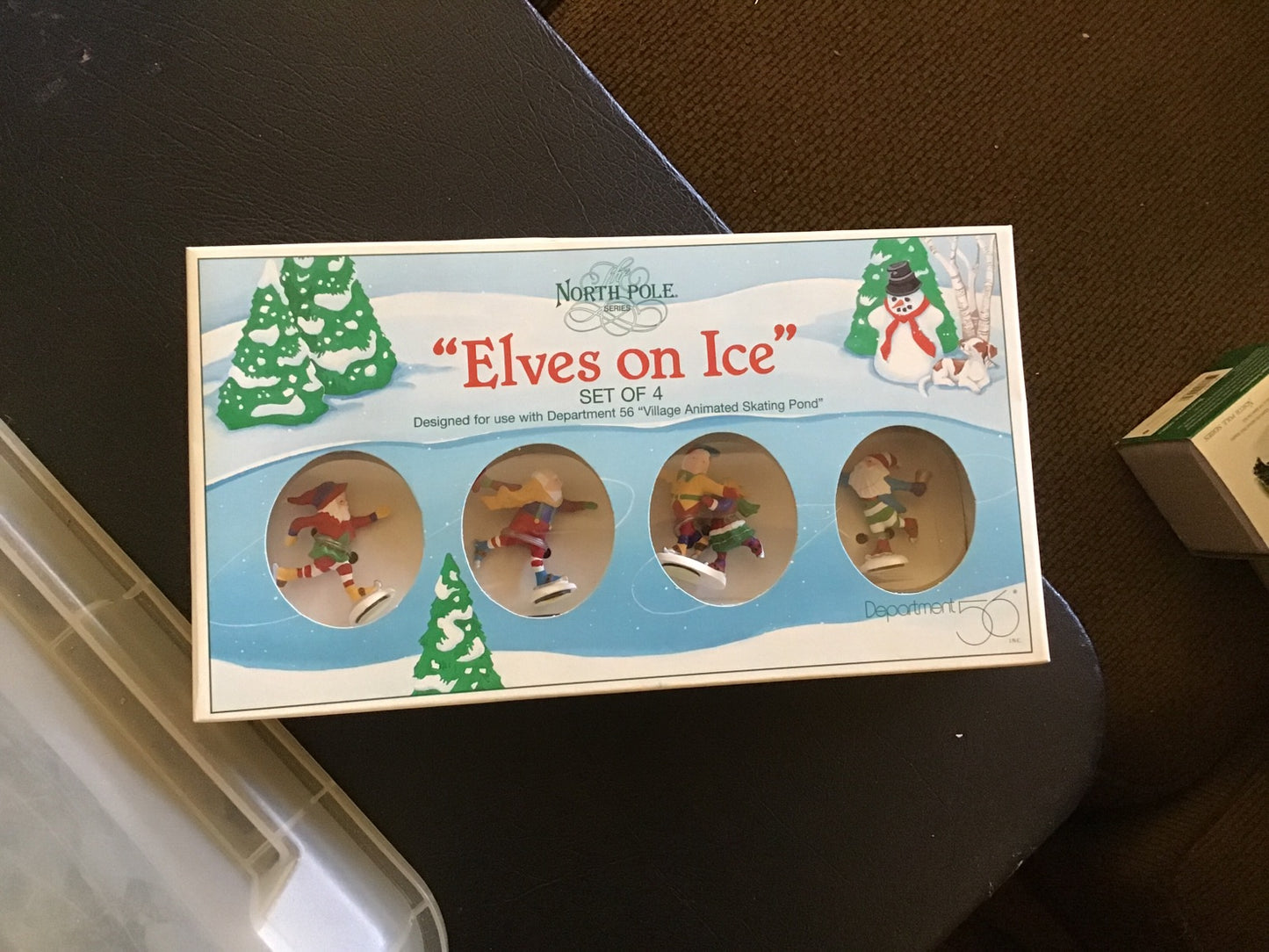 Elves On Ice Set Of 4