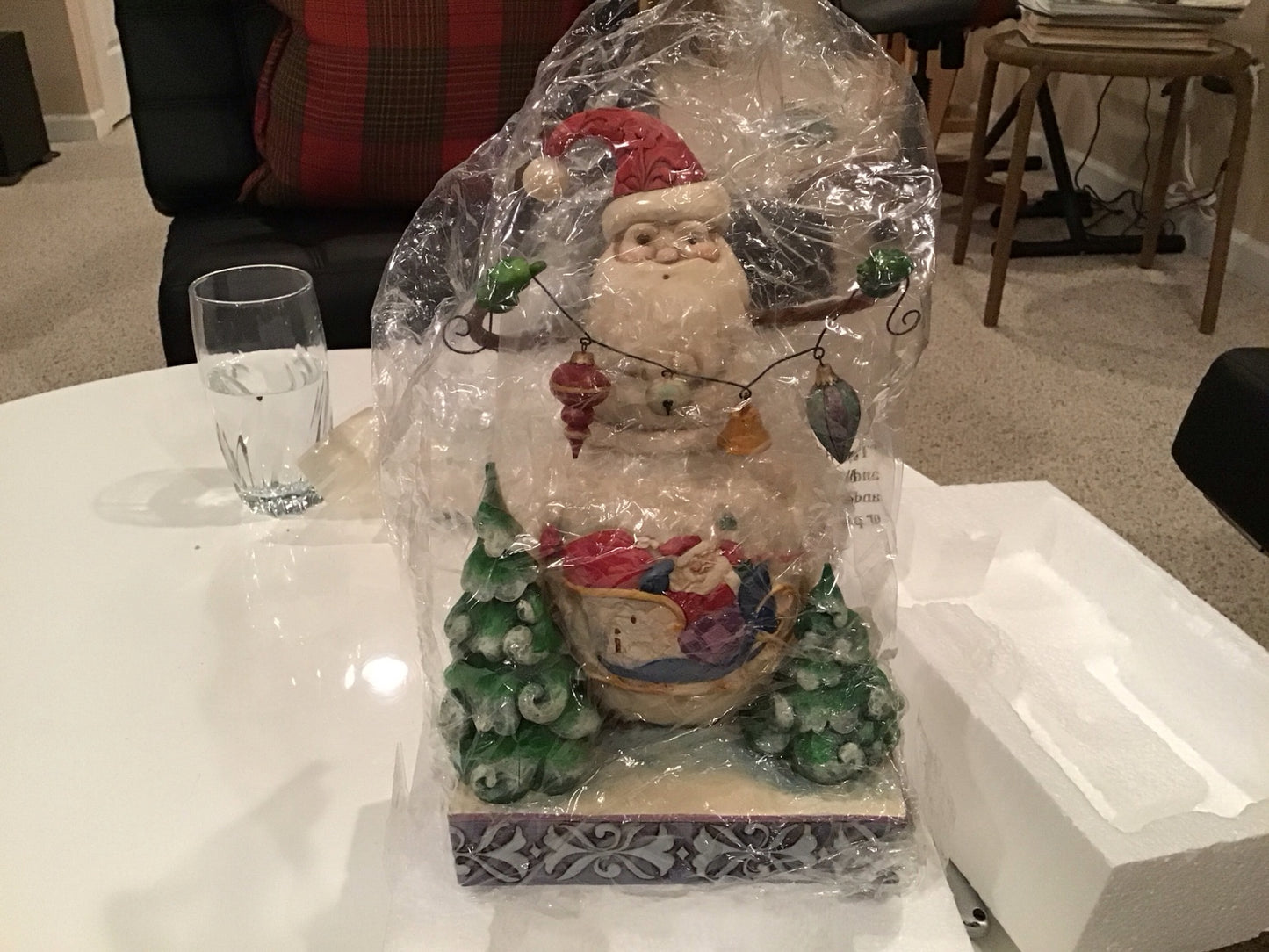 Frosty Santa. Santa Snowman