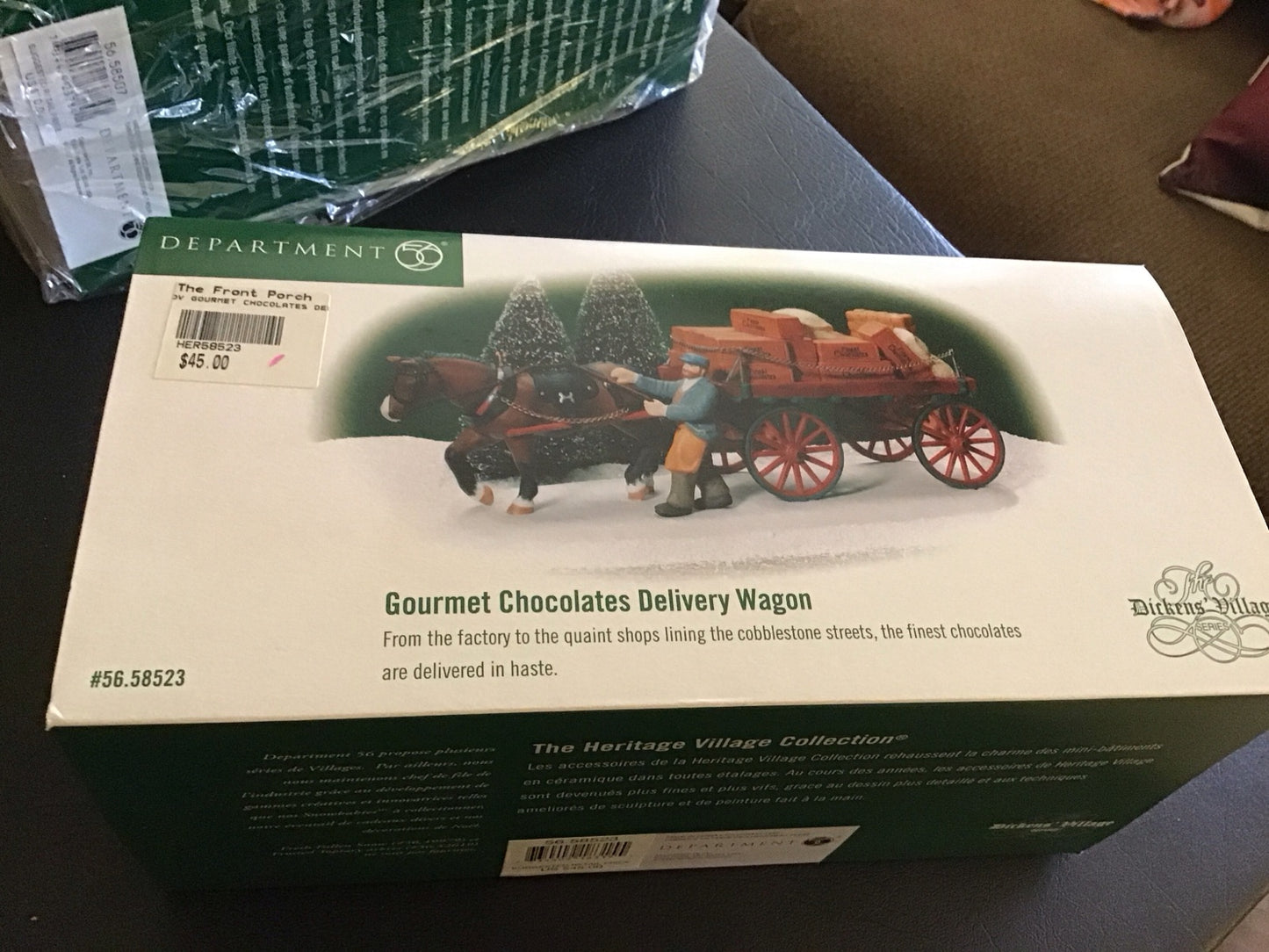 Gourmet Chocolates Delivery Wagon