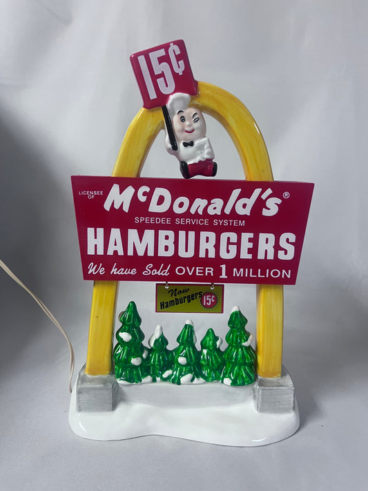 McDonalds Light Up The Night Sign