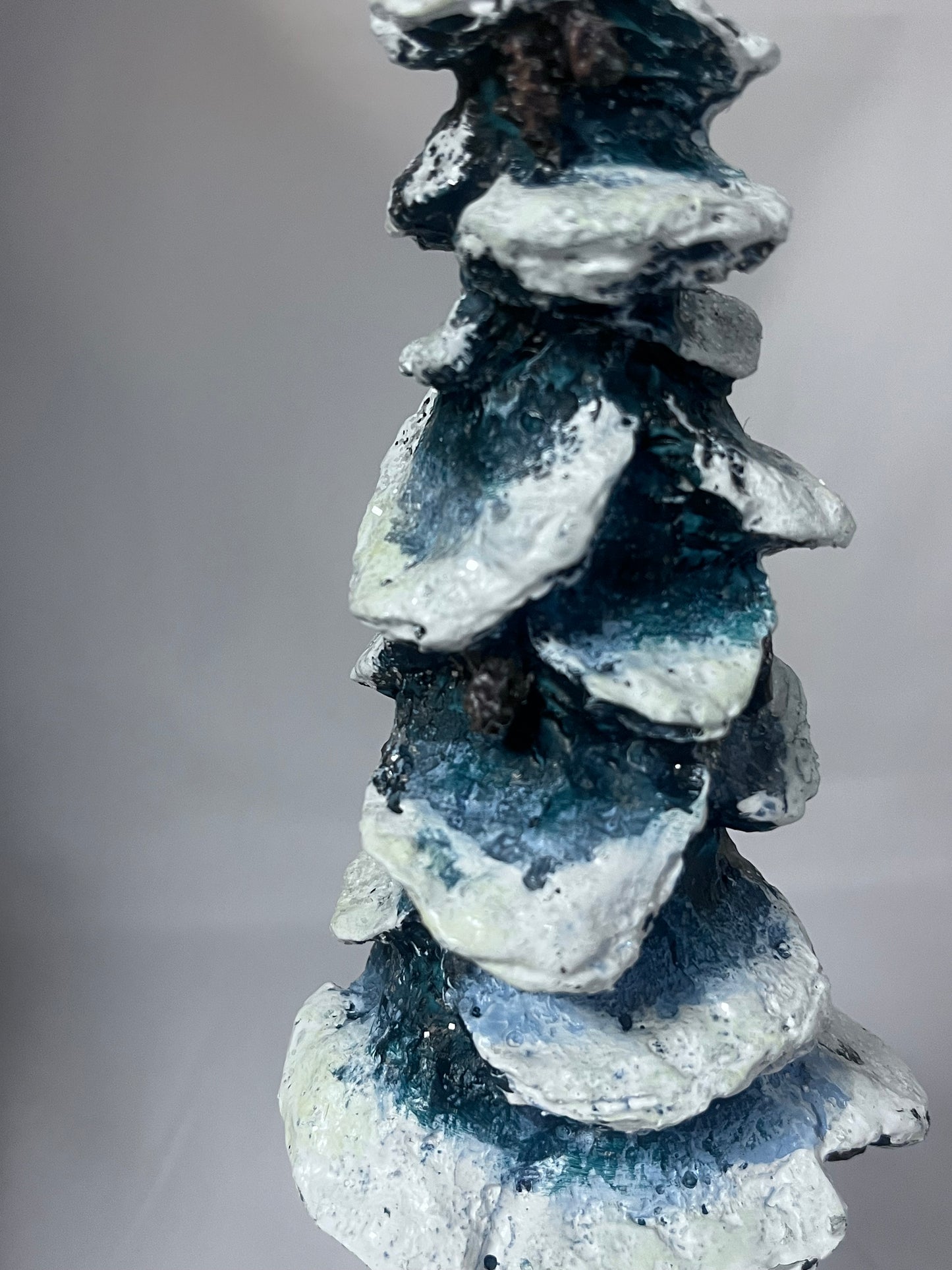 Village Pole Pine Tree 10.5”- See Description