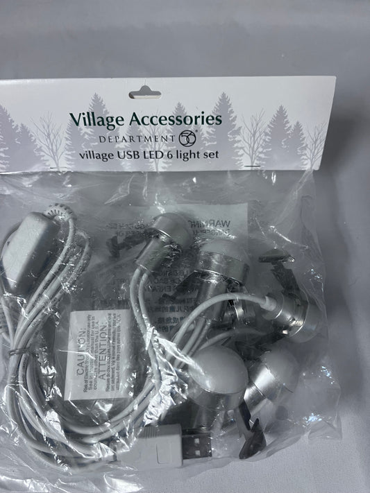 Village USB LED 6 Light Set
