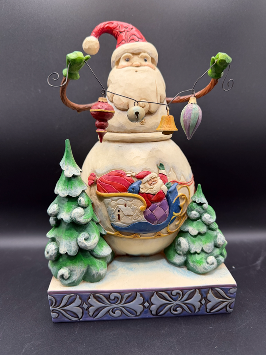 Frosty Santa. Santa Snowman