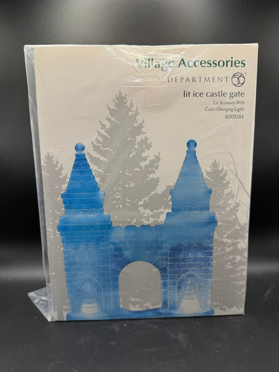 Lit Ice Castle Gate