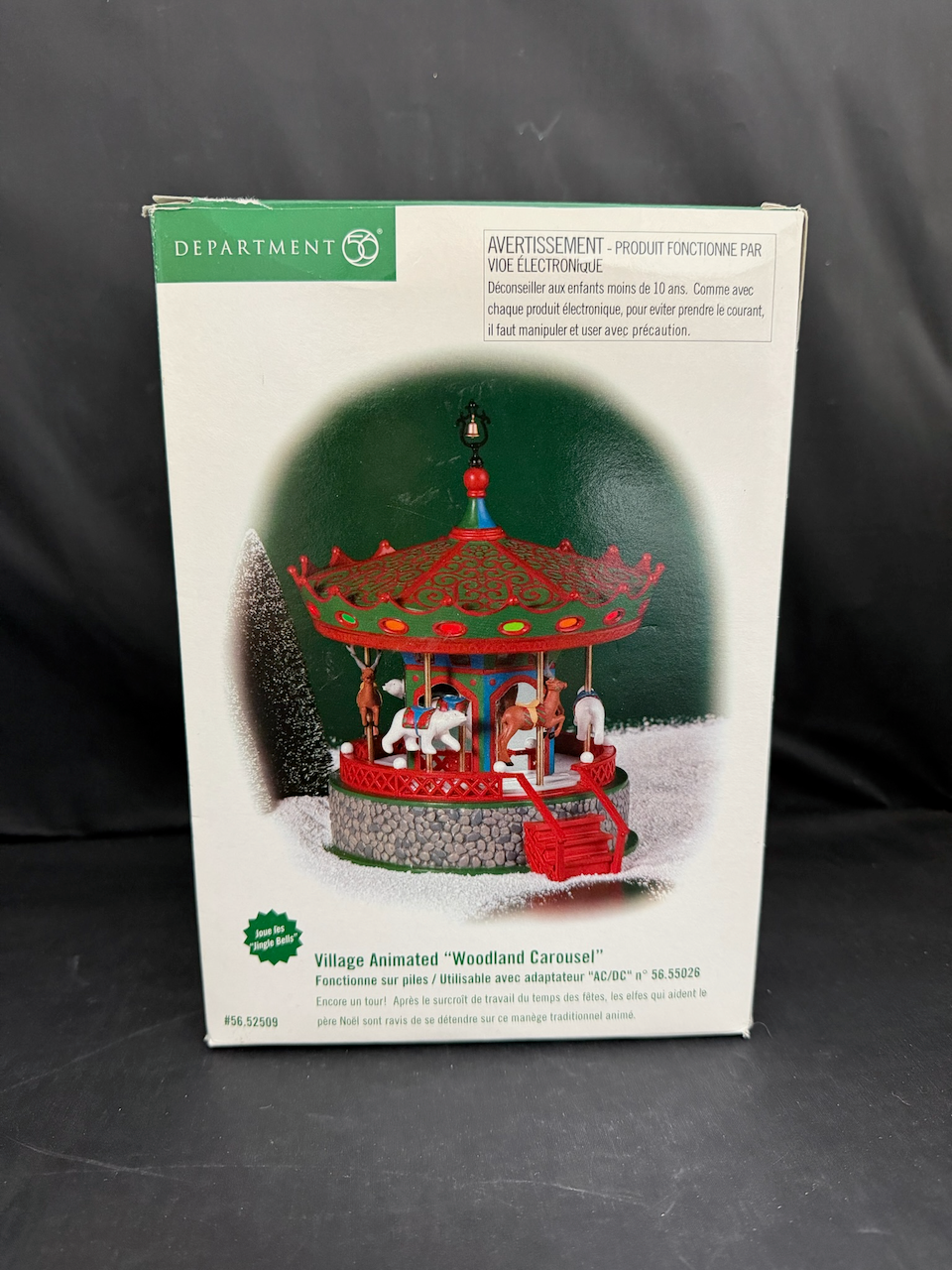 Village Animated “Woodland Carousel”
