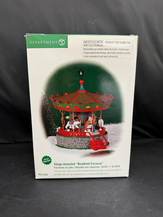 Village Animated “Woodland Carousel”