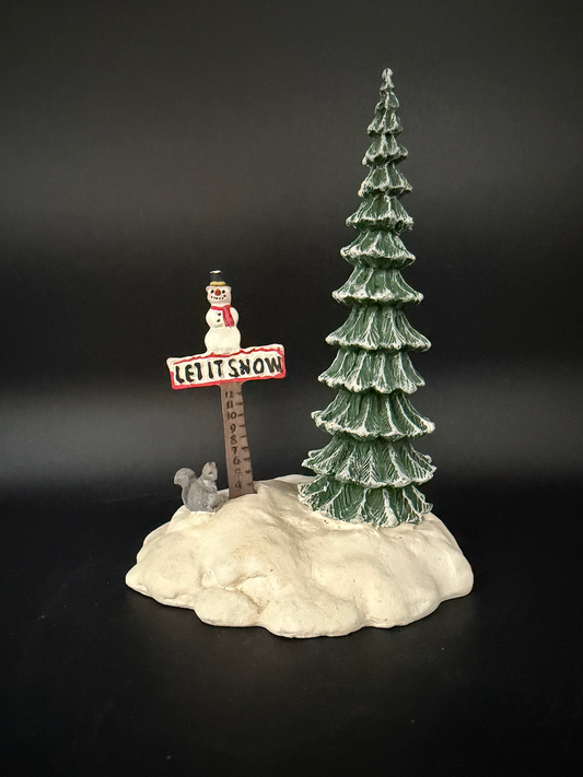 “Let It Snow” Snowman Sign