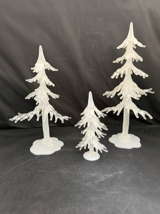 Village Icicle Trees (Set of 3)
