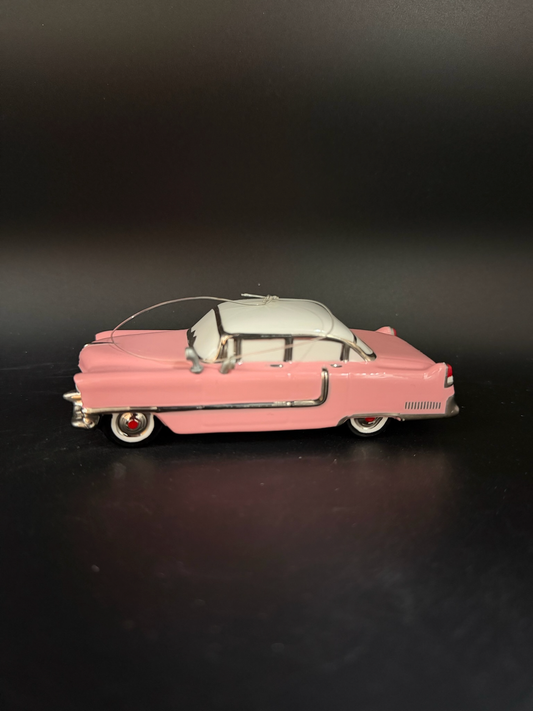 1955 Pink Cadillac Fleetwood Ornament