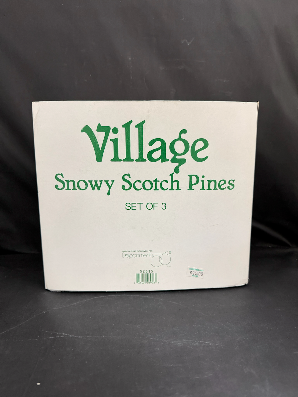 Snowy Scotch Pines Set Of 3
