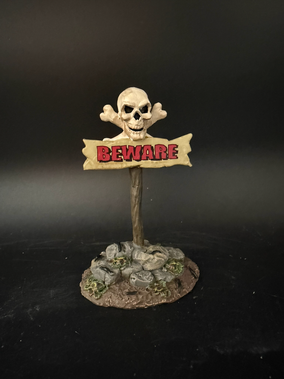 Beware The Boneyard Sign