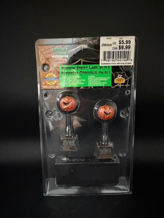 Pumpkin Street Lamp Set Of 2