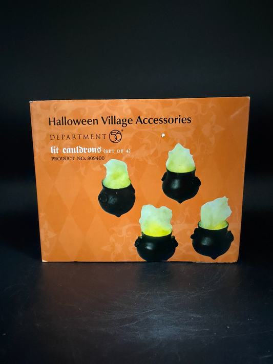 Lit Cauldrons