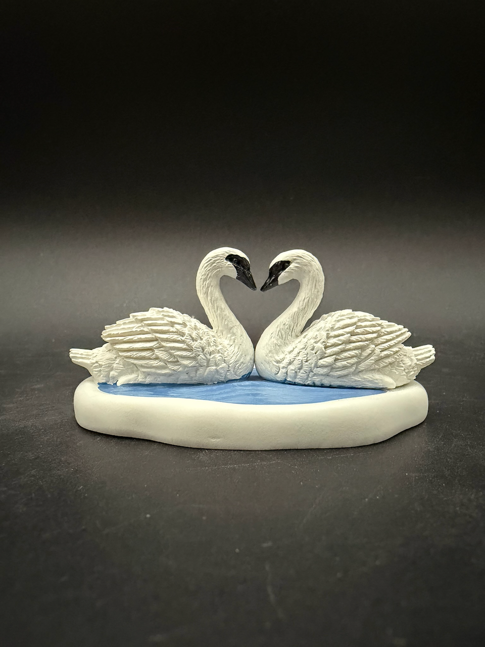 White Christmas Swans