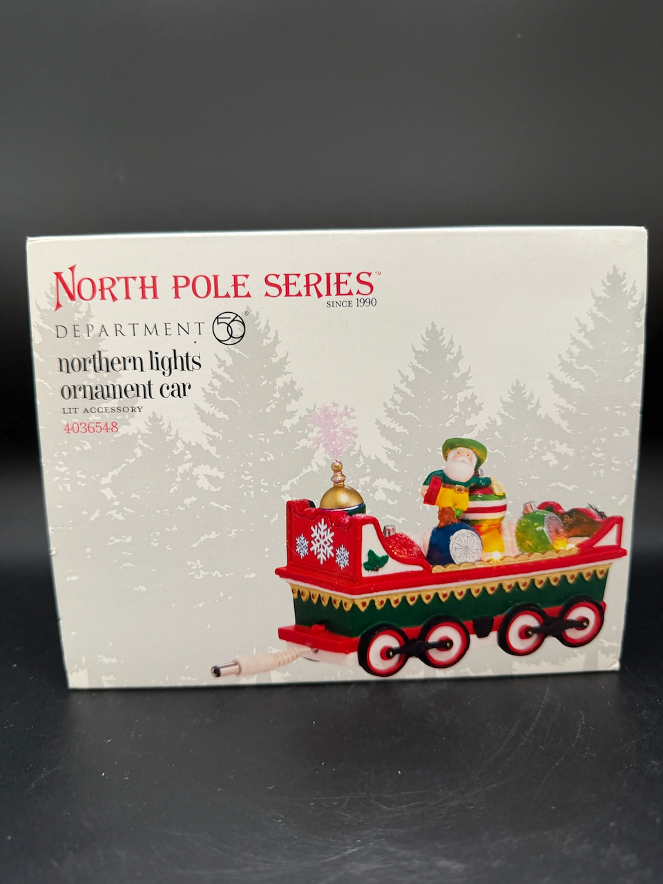 Northern Lights Ornament Car