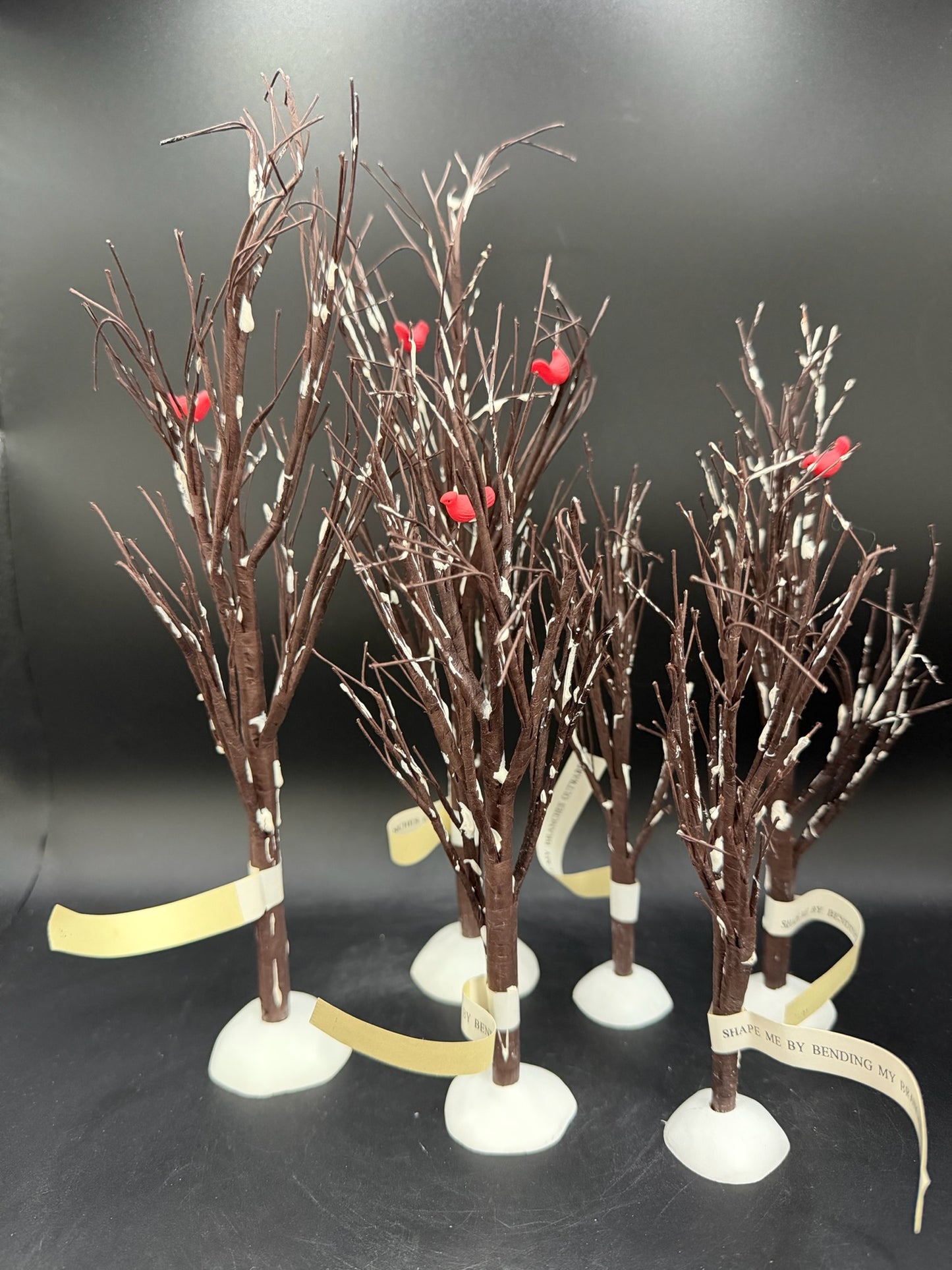 Village Bare Branch Trees (Set of 6)