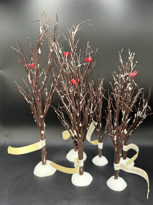 Village Bare Branch Trees (Set of 6)
