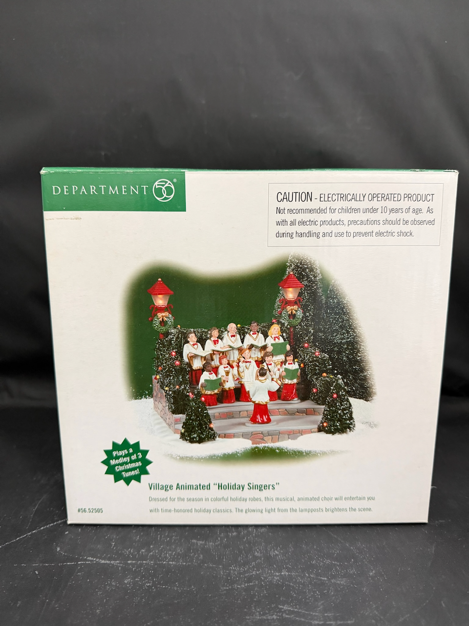 Village Animated “holiday Singers”- Read Description
