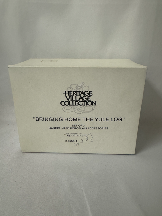 Bringing Home The Yule Log