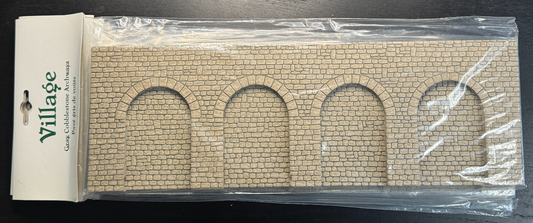 Gray Cobblestone Archways