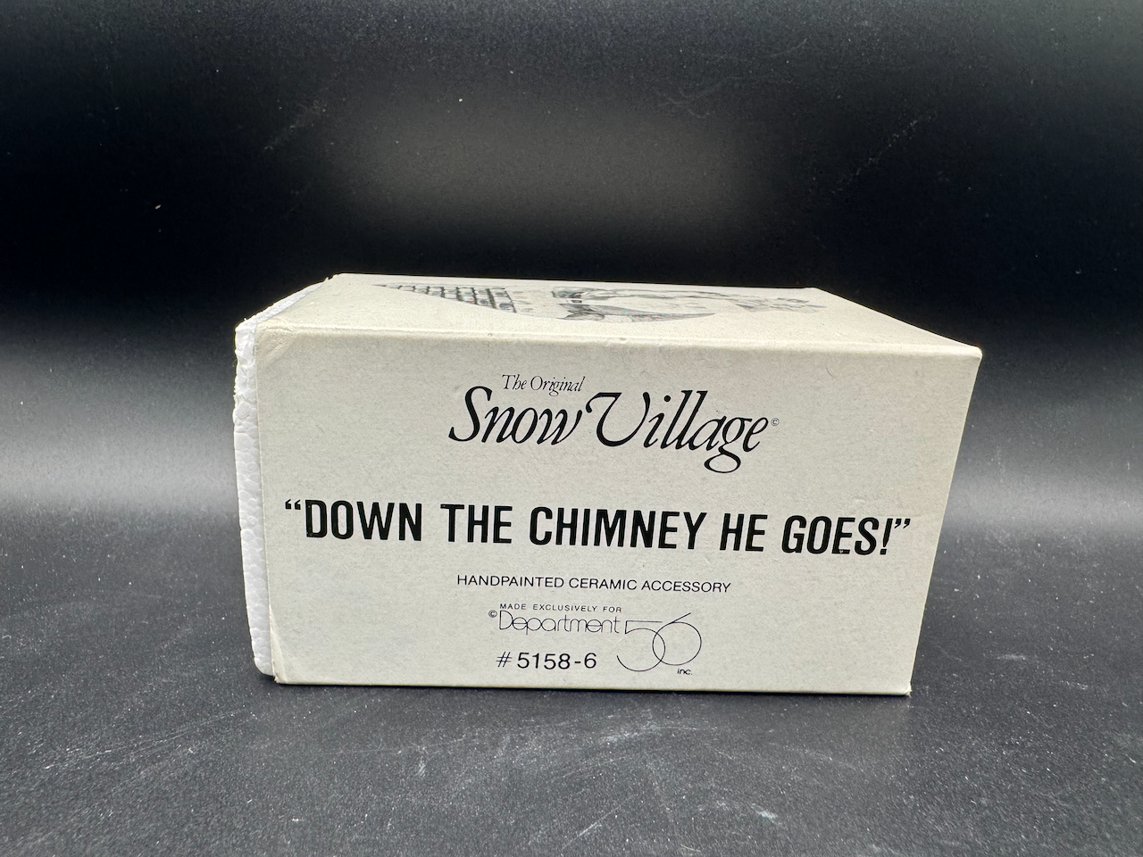 Down The Chimney He Goes!