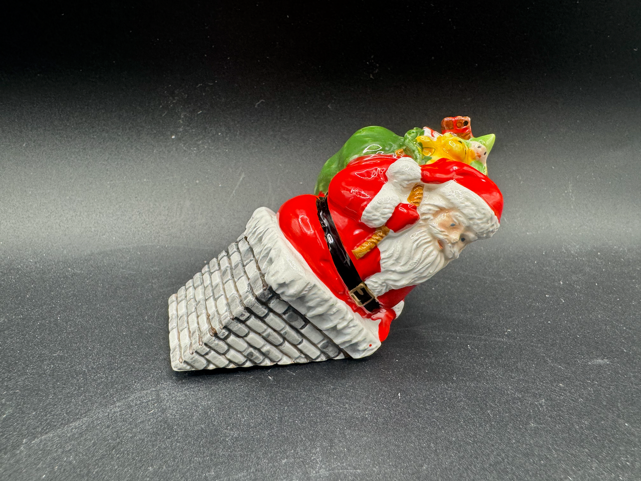 Down The Chimney He Goes!