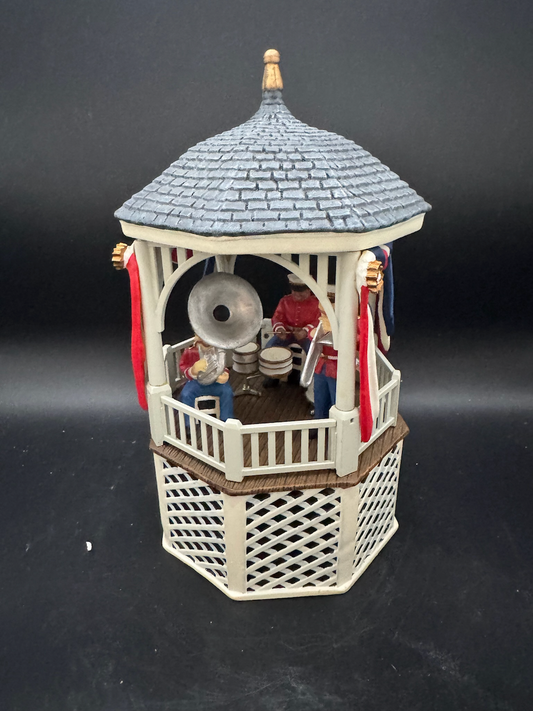 Stars And Stripes Forever Gazebo Music Box - Read Description