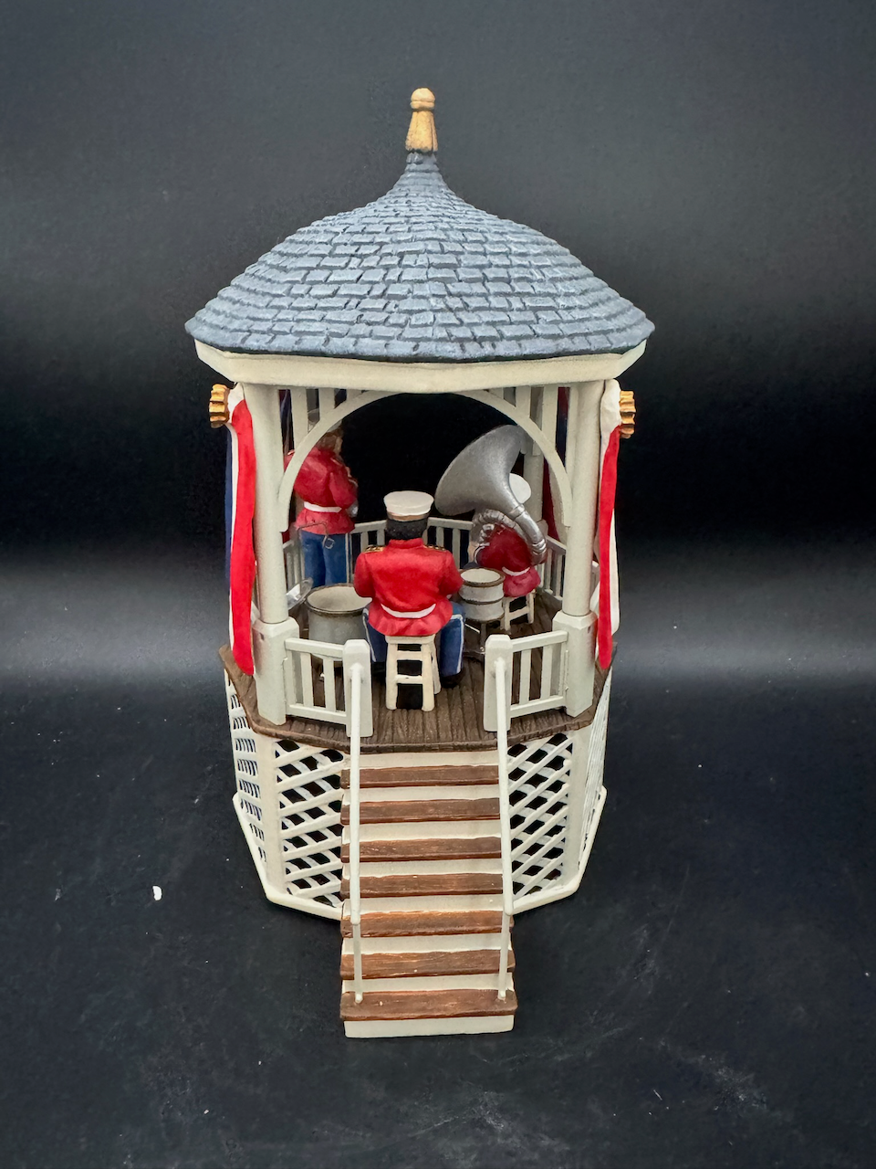 Stars And Stripes Forever Gazebo Music Box - Read Description