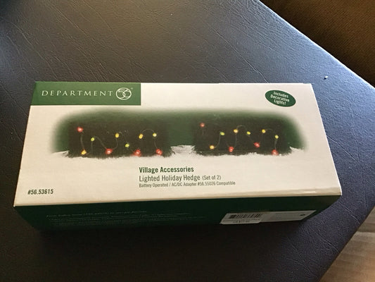 Lighted Holiday hedge (set Of 2)