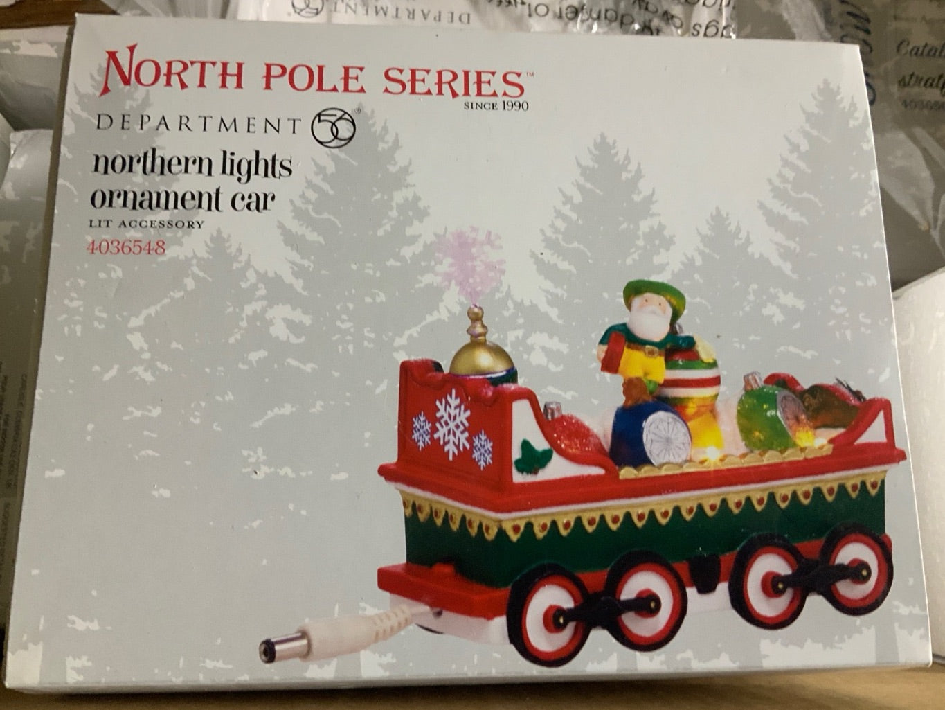 Northern Lights Ornament Car