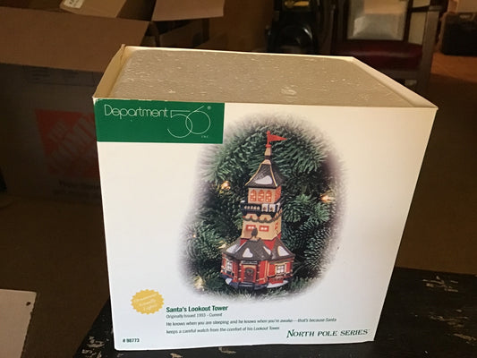 Santa's Lookout Tower (Ornament)