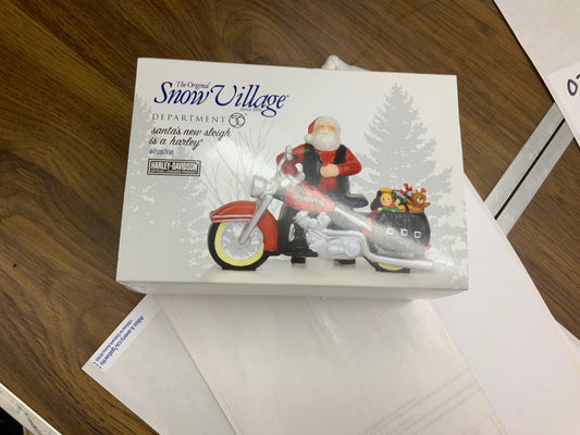 Santa’s New Sleigh Is A Harley
