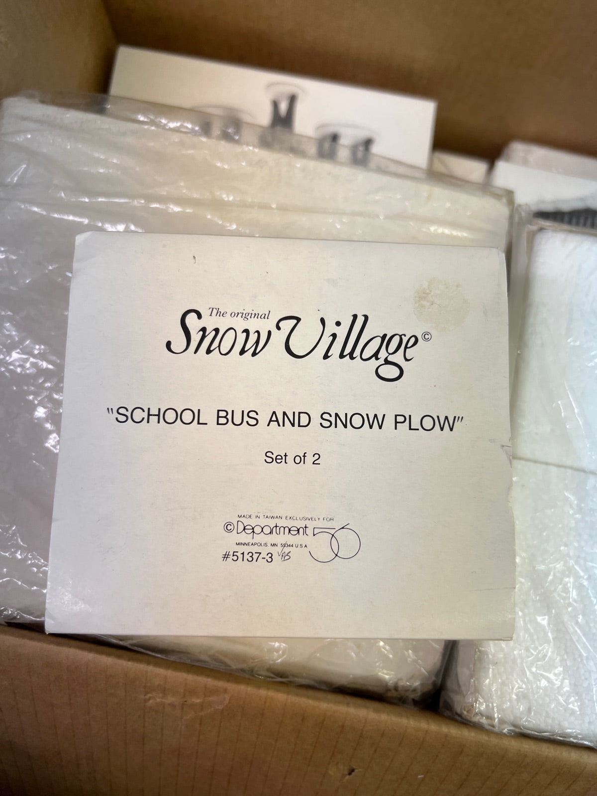 School Bus And Snow Plow