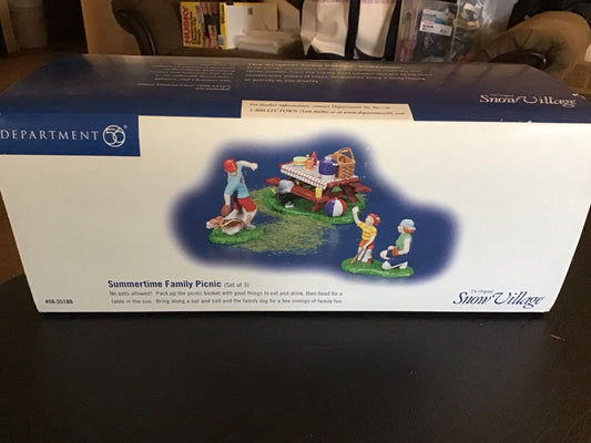 Summertime Family Picnic (set Of 3)