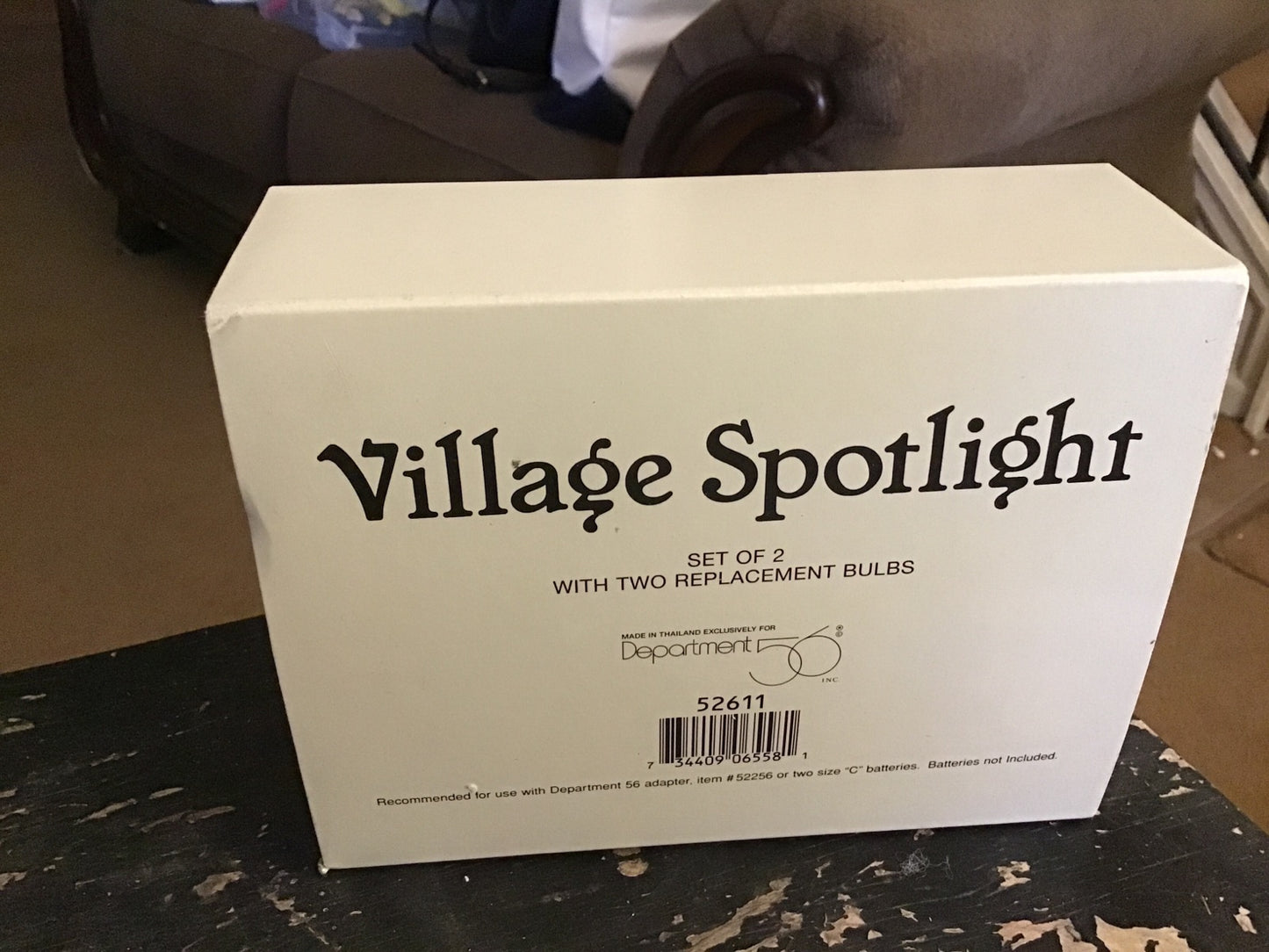 Village Spotlight Set Of 2 With 2 Replacement Bulbs